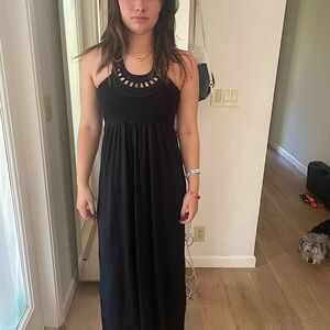 Juicy Couture Black Halter Sundress Maxi is ready for summer